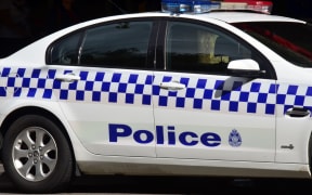 An Australian Federal Police car