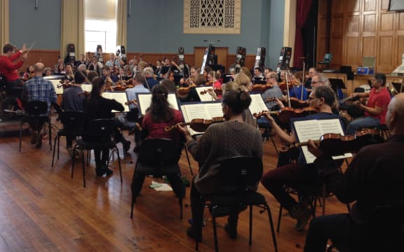 The New Zealand Symphony Orchestra rehearses for its Beethoven marathon.