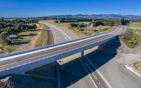 Once open, the Christchurch southern motorway will halve the time it will take to get from the CBD to Rolleston to about 15 minutes.
