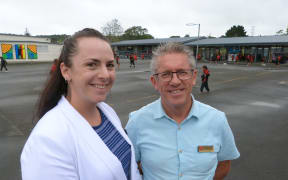 Manurewa East School deputy principal Kathlene Porter and principal Phil Palfrey. Low decile schools have more children with special education needs than higher decile schools