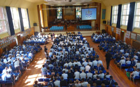Nelson College assembly
