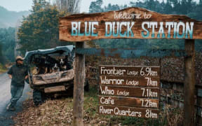 Dan Steele at the start of Blue Duck Station, an hours drive inland from Owhango.