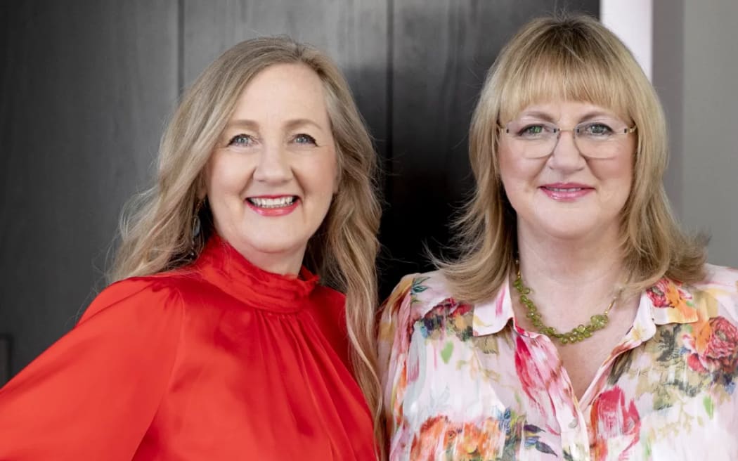 Portrait of Angela and Theresa Gattung.