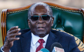 Former Zimbabwean President Robert Mugabe addresses media. 25 November 2018
