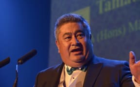 Tamati Kruger was recognised this week at the Victoria University's Distinguished Alumni Awards.