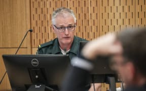 071123 CHRIS SKELTON
St John paramedic Craig Stockdale was one of the first paramedics to enter the Al Noor mosque.
Inquest into the Christchurch mosque attacks held at the Christchurch High Court.