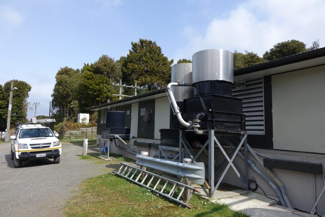 Stewart Island power station.