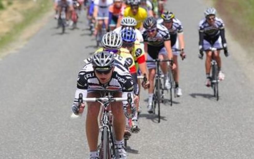 Hamish Bond competing in the 2009 Tour of Southland
