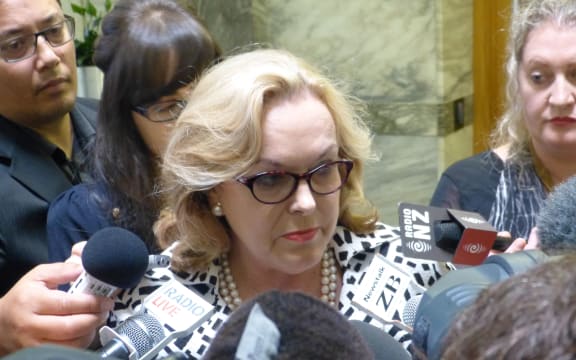 Judith Collins at Parliament.
