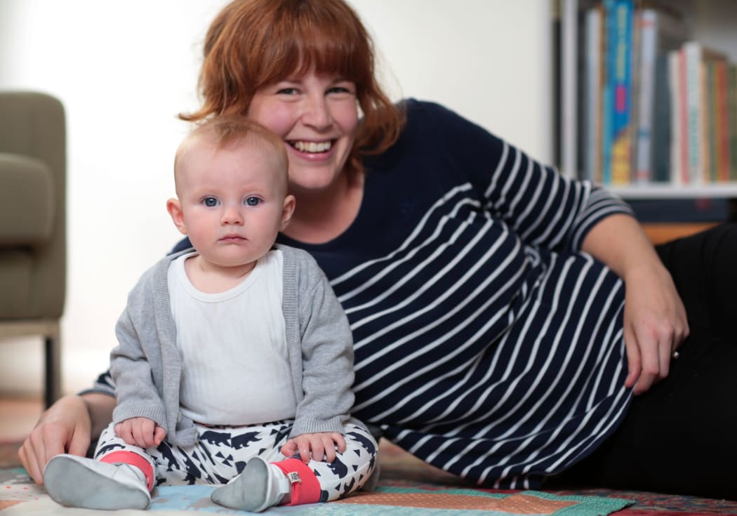 Willow Henderson and her six-month-old baby Nina