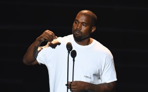 Kanye West performs during the 2016 MTV Video Music Awards, New York, August.