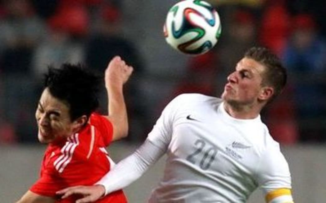 All Whites captain Chris Wood.