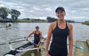 Bella Neal, 17, (foreground) says Clifton Rowing Club's small size is part of its attraction.