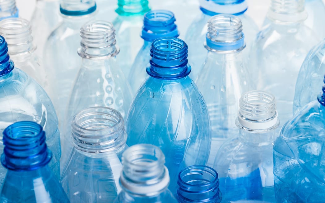 plastic water bottles