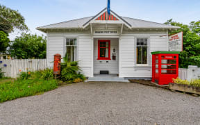 The old Awakino Post Office which was built in 1908 and the postmaster's residence are up for sale.