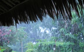 Heavy rain in PNG