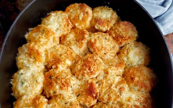 Vegetarian Cobbler with Crusty Topping
