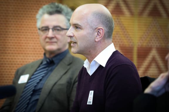 Chair of the New Zealand History Teachers' Association Graeme Ball speaks to the Maori Affairs Select Committee about teaching New Zealand's colonial history in schools.