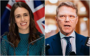 Jacinda Ardern & Paul Goldsmith.