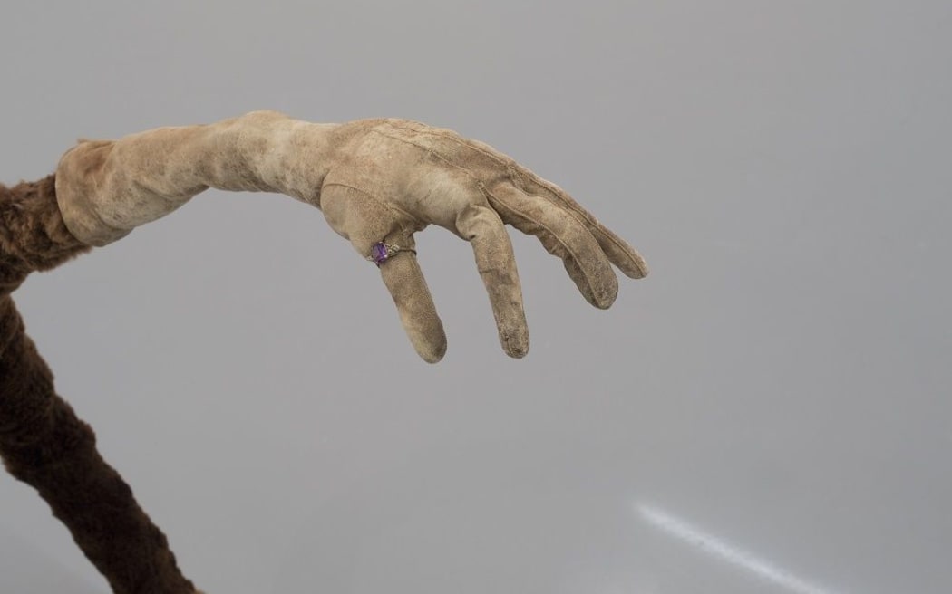 Brown Sloth Creature an art work by Francis Upritchard and Karl Fritsch