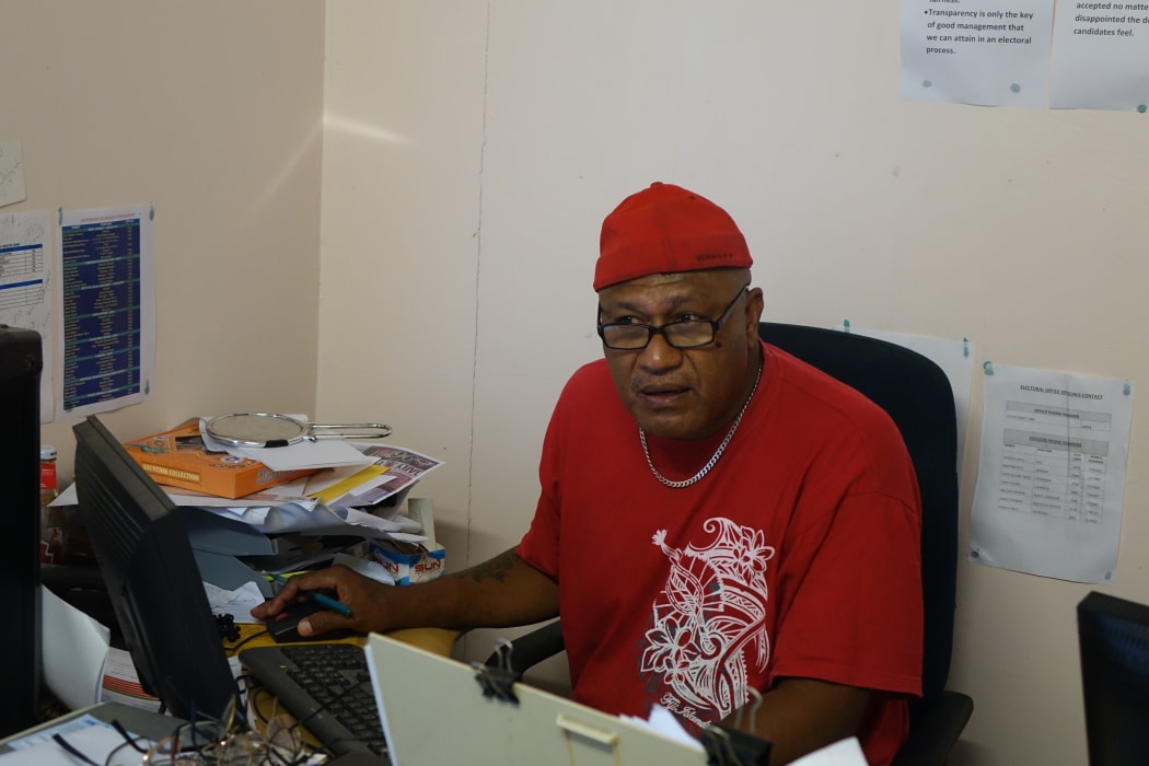John Taleo of Vanuatu Electoral Commission