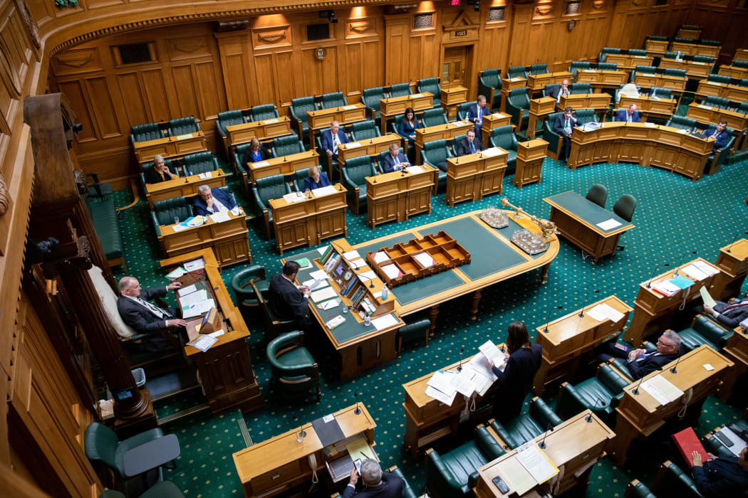 The House in session for an unexpected extra sitting day following the postponement of the dissolution of Parliament