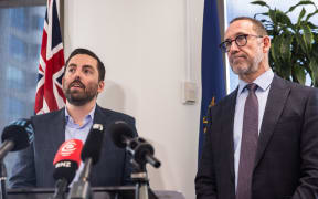 Andrew Little and Ben McNulty