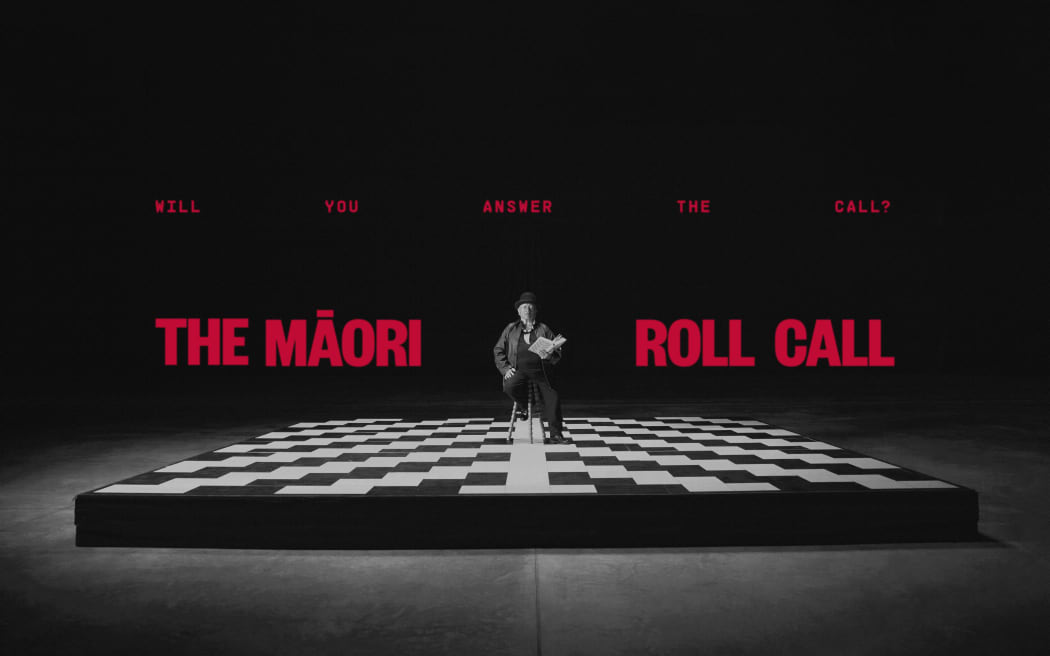 The ad features artist and activist Tame Iti (Ngāi Tūhoe).