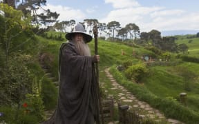 Ian McKellen as Gandalf in "The Hobbit: An Unexpected Journey” which premiered in Wellington in 2012.