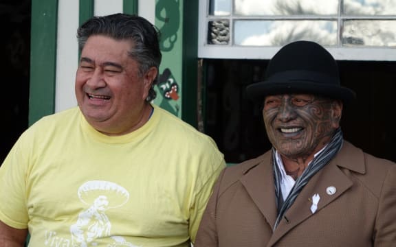 Tamati Kruger, left, and Tame Iti.