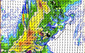 Weather map for Thursday