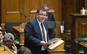 Finance Minister Grant Robertson delivers his Budget Statement, 18 May, 2023.