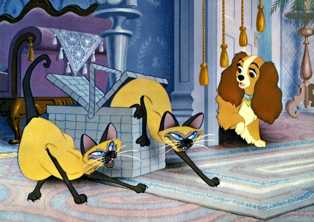 The Siamese cats in Lady and the Tramp perpetuated anti-Asian stereotypes.