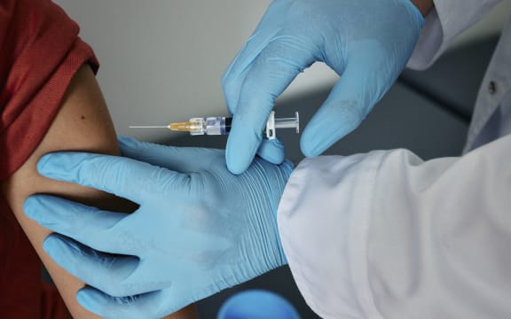 Childhood vaccination. (Photo by PEAKSTOCK / SCIENCE PHOTO LIBRAR / LDA / Science Photo Library via AFP)