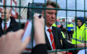 Under siege - Manchester United manager Louis van Gaal.