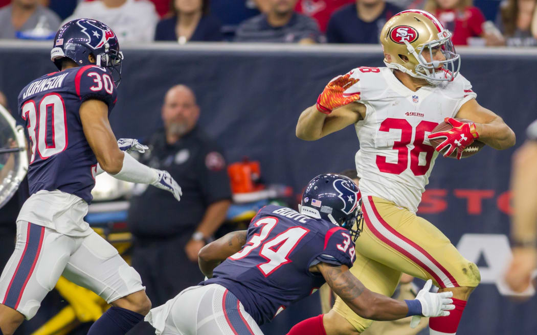 Jarryd Hayne during his time with the San Francisco 49ers.
