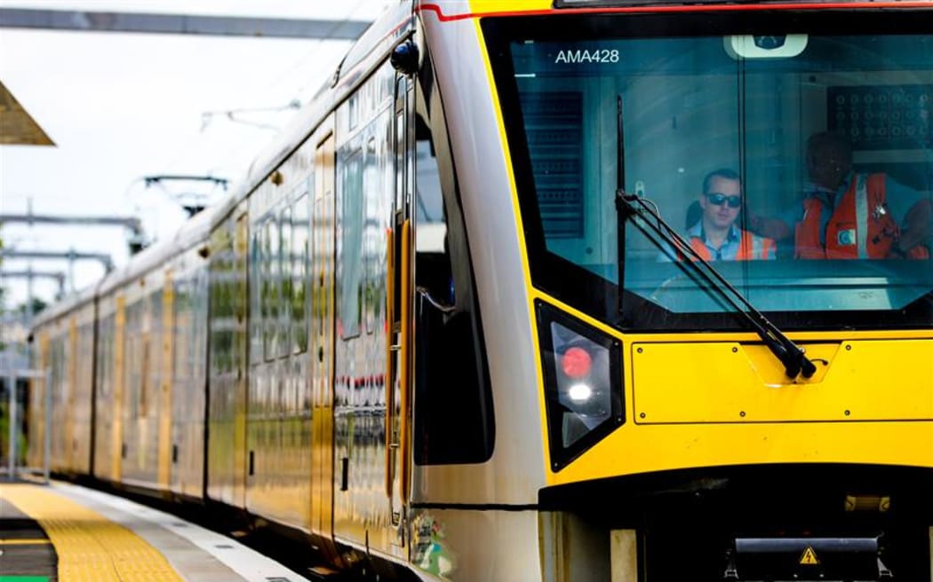 The new Pukekohe train line.