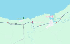 Google maps screenshot showing SH3 closed between Ohanga Road and Kaipikari Road near Urenui.