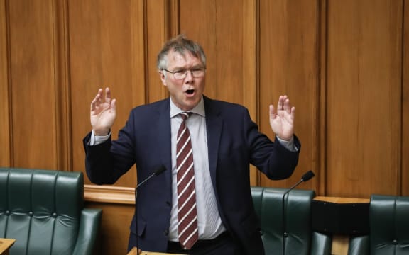 Labour Minister David Parker debating in the House