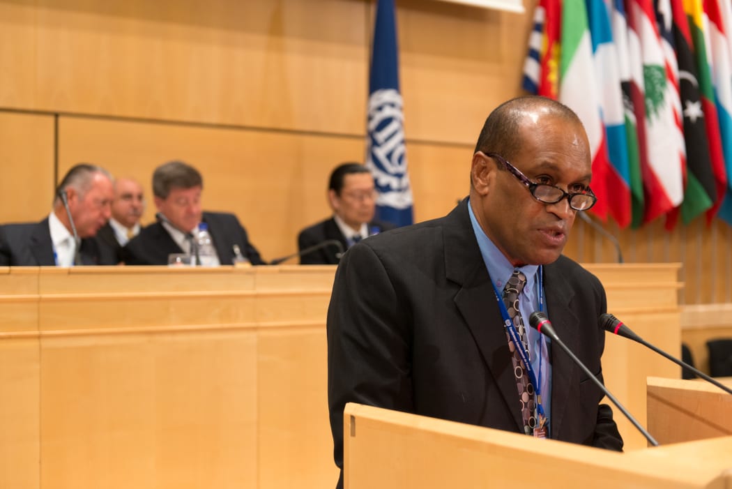 The Fiji health minister, Jone Usamate.
