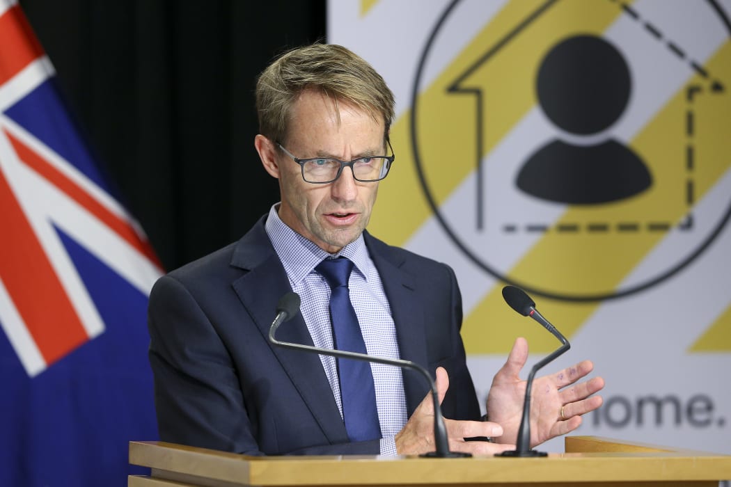 WELLINGTON, NEW ZEALAND - APRIL 07: Director-General of Health Dr Ashley Bloomfield speaks to media during a press conference at Parliament on April 07, 2020 in Wellington, New Zealand.