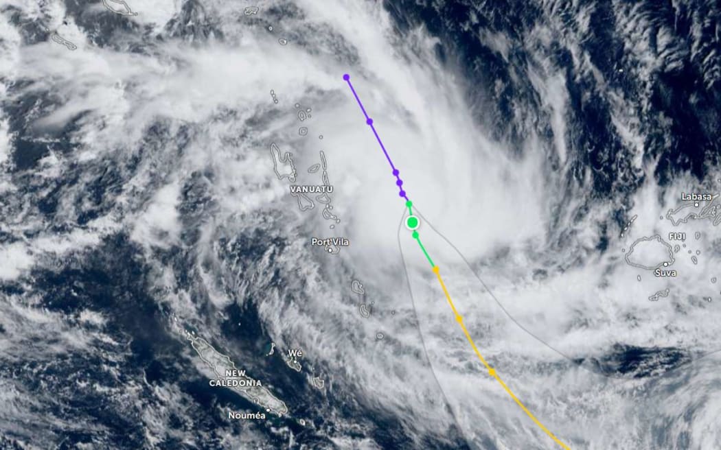 The category 1 system is expected to intensify into a category 2 system overnight.