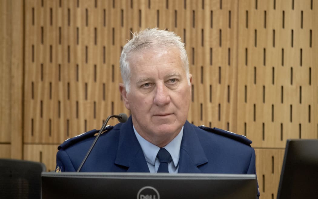 27th November 2023 Iain McGregor/The Press/Pool
Christchurch Masjidain Attack Coronial hearing.
Witness - Senior sergeant Roy Appley, who was in charge of the police communications centre on March 15, 2019.