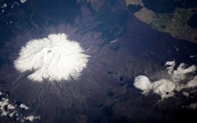 A NASA image of Mt Ruapehu taken in 2013.