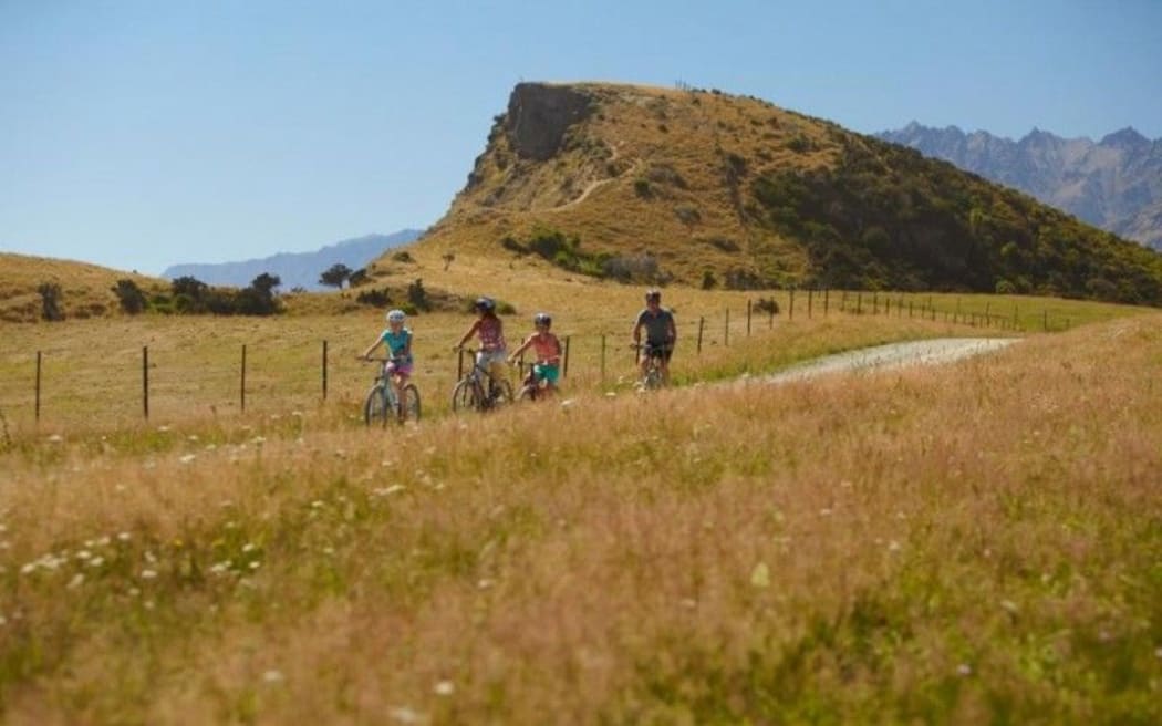 Part of the Around the Mountains Cycle Trail in Southland.