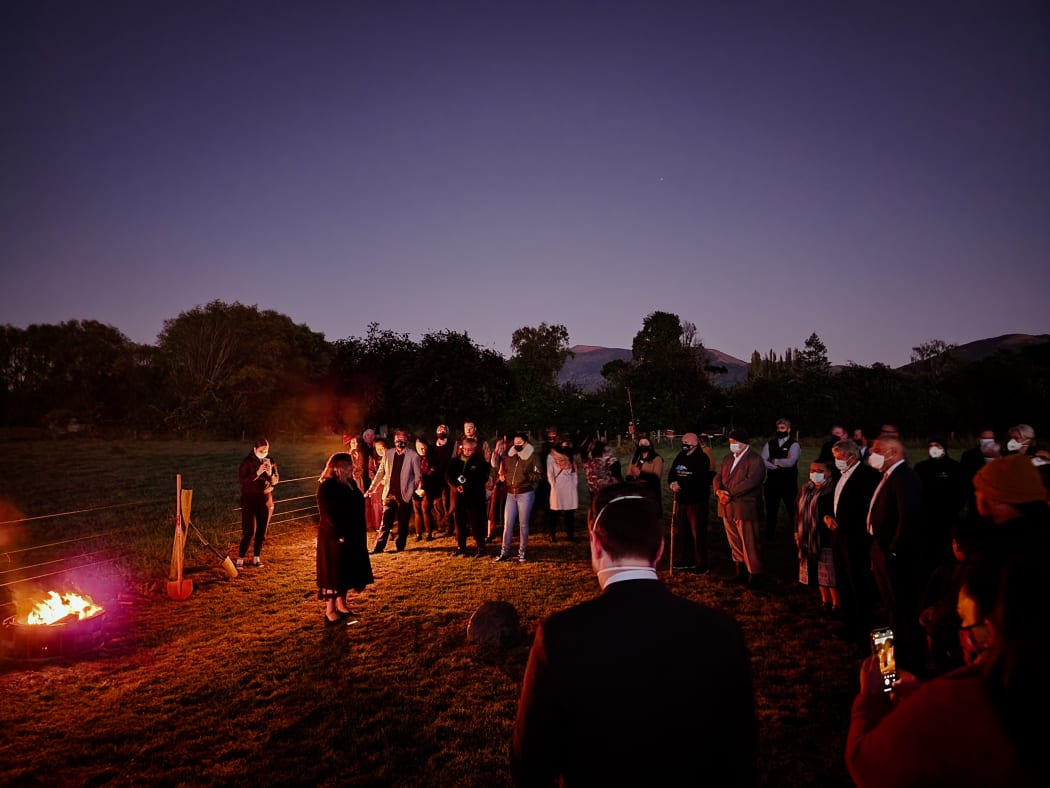 A dawn blessing was held at Te Āwhina   Marae to mark the significant milestone of a $12.3m papakainga development that will see 20 new homes built on the marae.