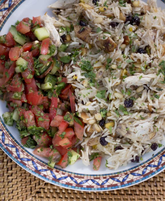 Yael Shochat's  Middle Eastern Chicken and Rice