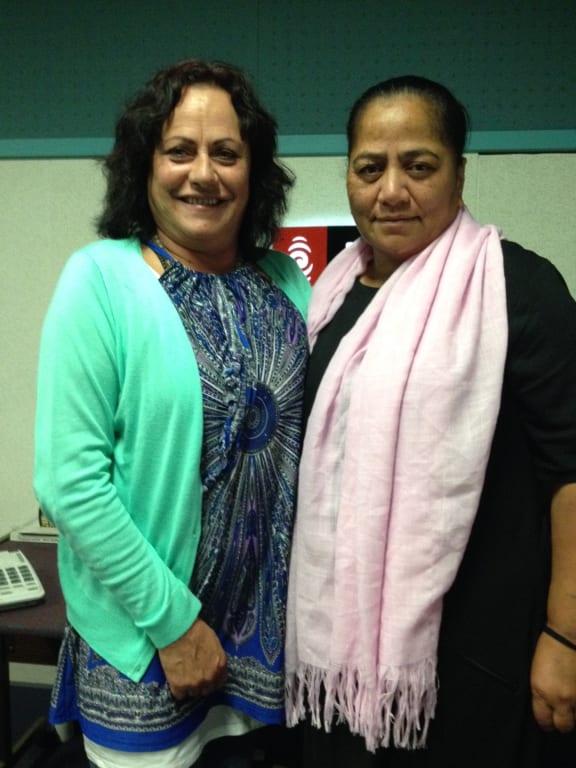 Sharon Kautai and Frances Erutoe