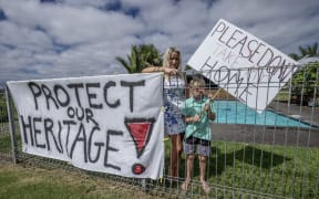 Parker Rd residents are united in their stand against a water treatment plant, which has been proposed for their street.