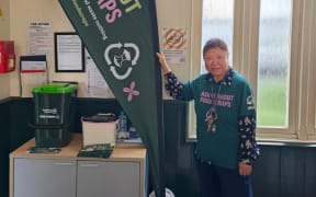 Chinese Conservation Education Trust (CCET) prompts food scraps collection bin in community